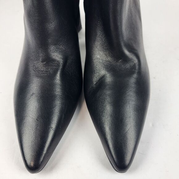 Marc Fisher Women's Kulika Ankle Boot Black Leather Size 11M - Picture 9 of 13